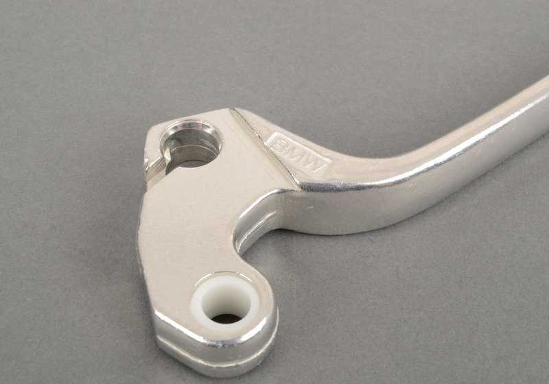 Palanca de embrague izquierda color plata OEM 32721338824 para BMW R1100GS, R1100R, R1100RS, R1100RT, R1150GS, R1150R, R1150RS, R1150RT. Pieza original BMW.