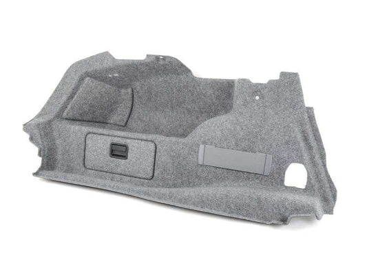 Revestimiento lateral izquierdo maletero OEM 51476956431 para BMW E92 {316i, 318i, 320d} compatible con modelos de 2007 a 2013. Pieza original BMW.