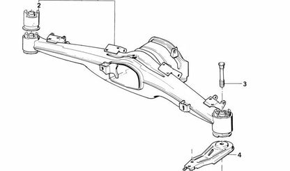 Brazo de suspensión delantero derecho OEM 33321130352 para BMW E32, E34. Original BMW.
