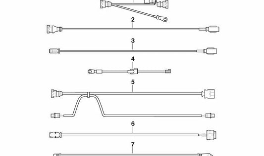 Adaptador para aquecimento adicional para BMW E53 (OEM 12517790774). BMW original