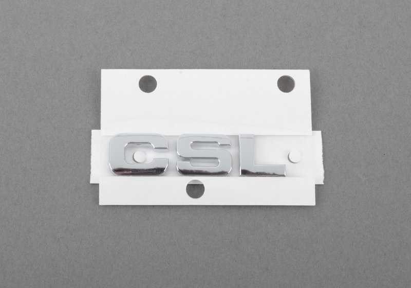 Emblema adhesivo OEM 51147897398 para BMW E46. Original BMW.