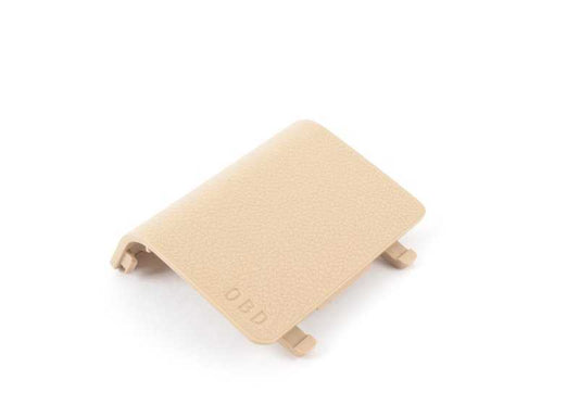 Tapa protectora conector OBD beige OEM 51437147545 para BMW E90, E90N, E91, E91N, E84. Original BMW.