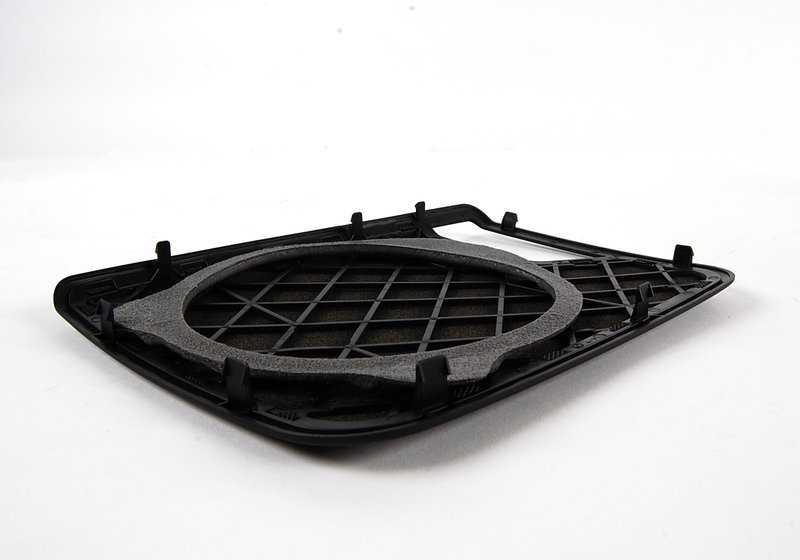 OEM 51468243679 left speaker lid for BMW E46 (all compatible models). Original BMW.