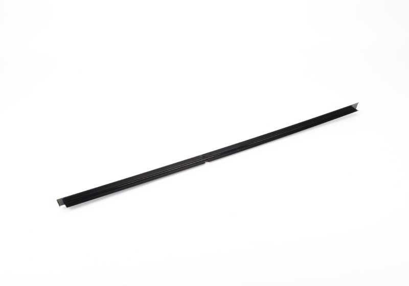 Moldura marco de ventana puerta trasera izquierda para BMW F25 (OEM 51357239737). Original BMW