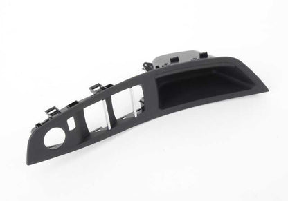 Manilla interior puerta izquierda negra OEM 51417225865 para BMW F10, F10N, F11, F11N, F18N. Original BMW.