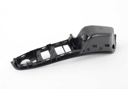 Manilla interior puerta izquierda negra OEM 51417225865 para BMW F10, F10N, F11, F11N, F18N. Original BMW.