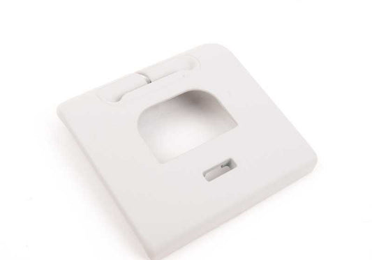 Tapa embellecedora trasera OEM 72118135381 para BMW E36. Color gris plata claro (silbergrau hell). Original BMW.