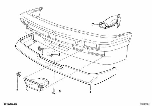 Condução aérea para BMW 3 E30 Series (OEM 51712230660). BMW original