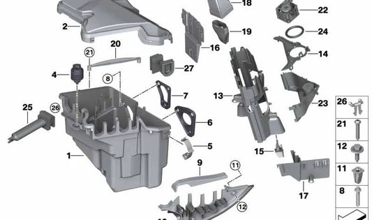 Für BMW X5 E70, F15, F85, X6 E71, F16, F86 (OEM 61139241765). Original BMW