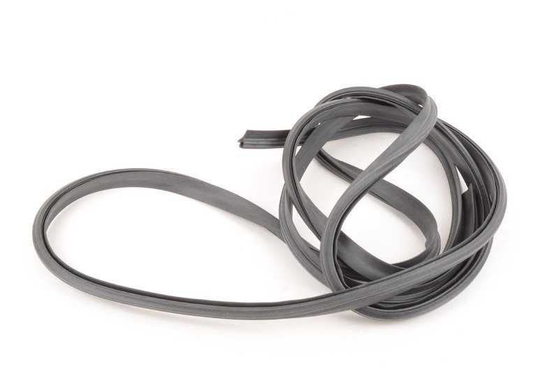Junta marco techo corredizo OEM 54121938369 para BMW E34, E32, E38, E31. Original BMW.