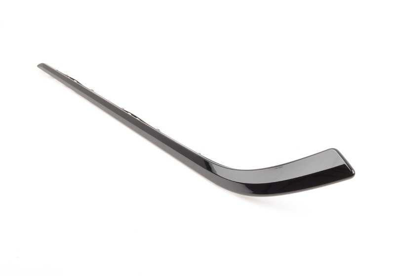 Moldura decorativa frontal izquierda OEM 51417389535 para BMW F32, F33, F82, F83. Original BMW.