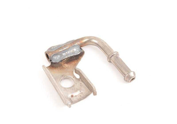 Soporte trasero silenciador izquierdo OEM 18207841080 para BMW E90, E90N, E92, E92N, E93, E93N. Original BMW.