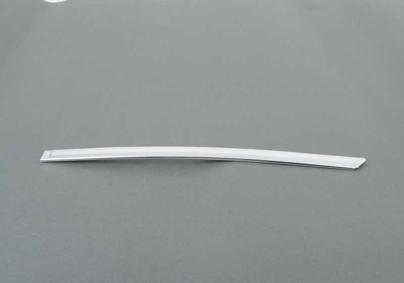 CHROME MOLDING FRAMEWORK RIGHT WINDOW 51321834598 FOR BMW E21 (all compatible models). Original BMW.
