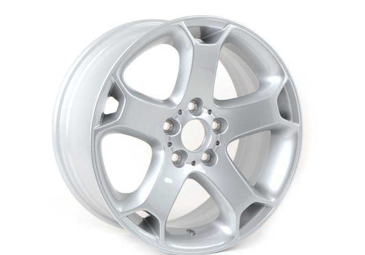 Llanta de aleación original BMW Y-Spoke 131 8,5x18 ET48 OEM 36116761930 para BMW X5 E53 (modelos 3.0d, 3.0i) años 2001 a 2006. Acabado plata. Compatible con sensores RDC. Original BMW.