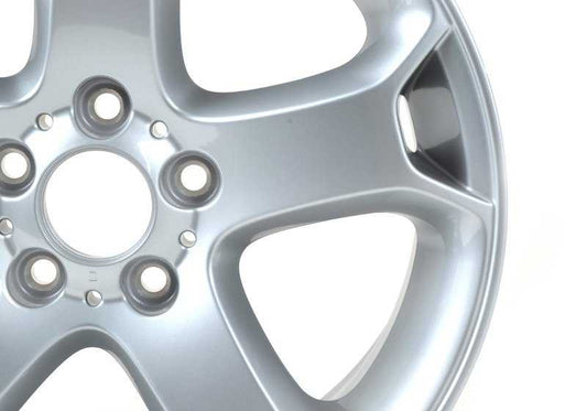 Llanta de aleación original BMW Y-Spoke 131 8,5x18 ET48 OEM 36116761930 para BMW X5 E53 (modelos 3.0d, 3.0i) años 2001 a 2006. Acabado plata. Compatible con sensores RDC. Original BMW.