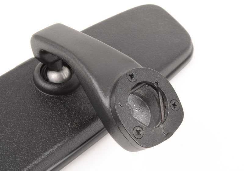 Manual interior rearview mirror for BMW 3 Series E30, E46, 5 Series E39 (OEM 51161932854). Genuine BMW
