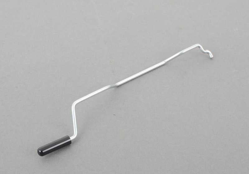 Barra de accionamiento puerta delantera izquierda OEM 51217059905 para BMW E90, E91, E90 LCI, E91 LCI. Original BMW.