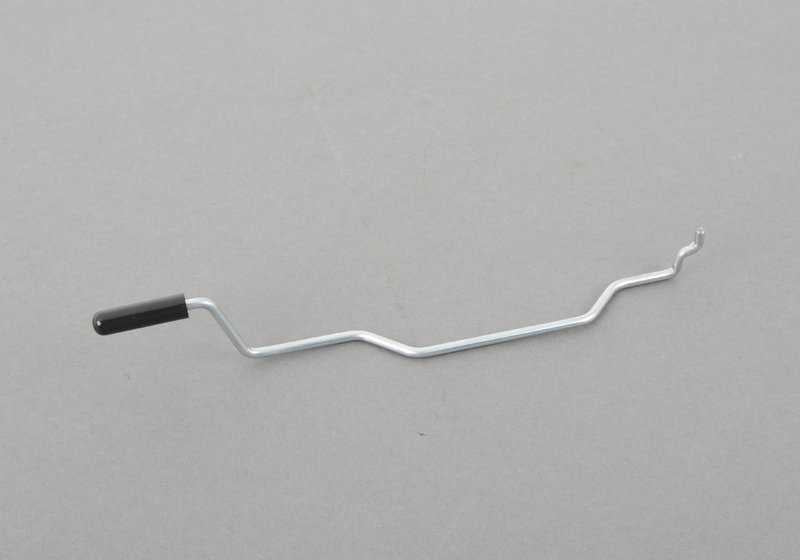 Barra de accionamiento puerta delantera izquierda OEM 51217059905 para BMW E90, E91, E90 LCI, E91 LCI. Original BMW.