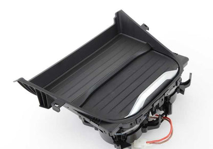 Portavasos central OEM 51169301722 para BMW X3 F25 y X4 F26. Recambio original BMW. Ideal para sustituir el portavasos de la consola central de forma precisa y segura.