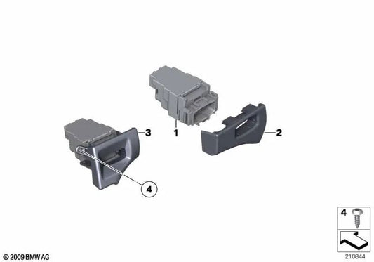 Elektronische Schlüssel Blenda für BMW Z4 E89 (OEM 66129183329). Original BMW