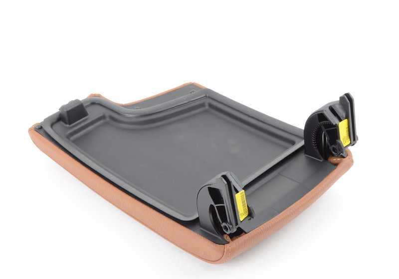 Tapa reposabrazos consola central OEM 51169134488 para BMW E90, E91, E92, E93. Original BMW.