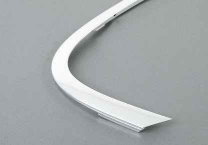 Embellecedor marco superior ventana puerta trasera derecha OEM 51357182300 para BMW F10. Original BMW.