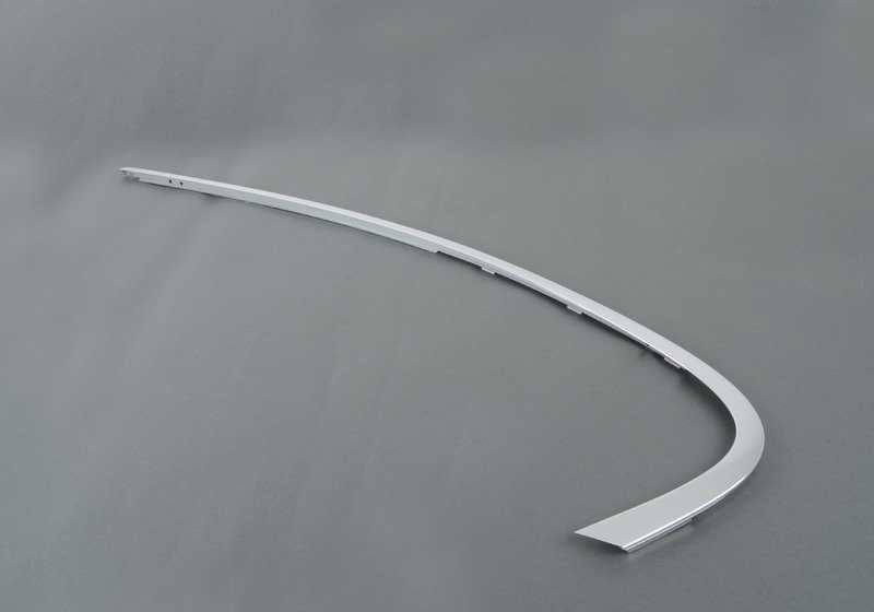 SUPERIOR EMBELLEDOR OF THE LEFT REAR DOOR FRAME OEM 51357182299 FOR BMW F10, F10N. Original BMW.