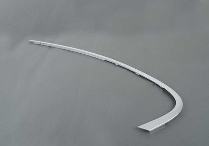 SUPERIOR EMBELLEDOR OF THE LEFT REAR DOOR FRAME OEM 51357182299 FOR BMW F10, F10N. Original BMW.