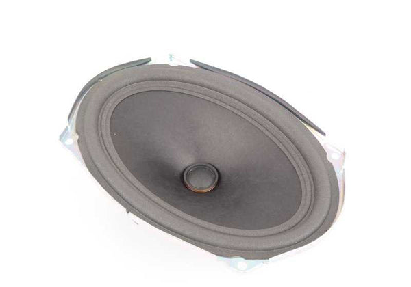 Altavoz grave (woofer) OEM 65133422633 para MINI R55, R56, R57, R58, R59, F55, F56, F57 con sistema estéreo. Repuesto original MINI.
