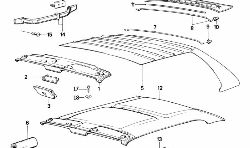 OEME CEILY SUPPORT WASHER 51161807239 FOR BMW E30, E28. Original BMW piece.