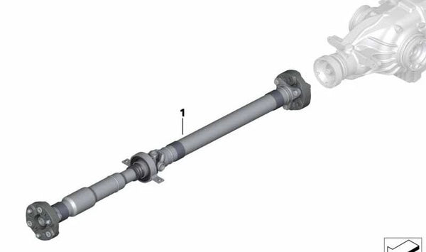 Eje de transmisión (longitud 1516mm) OEM 26107527342 para BMW E90, E91. Original BMW.
