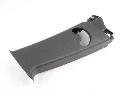 Tapa embellecedora pilar B derecho negra OEM 51438046488 para BMW E82 118d, 120d, 120i (todos los modelos compatibles entre 2007 y 2013). Original BMW.