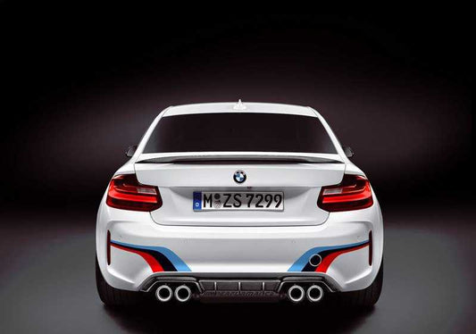 Sistema di scarico con valvola di performance M OEM 18302412432 per BMW F87 M2 (N55) 2015-2018. Migliora il suono e le prestazioni. BMW originale.