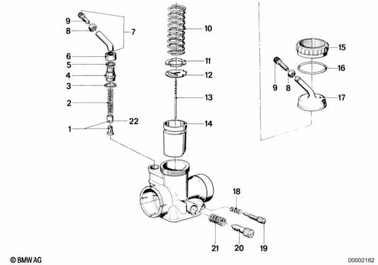 Primavera di compressione per BMW (OEM 13111261345). BMW originale