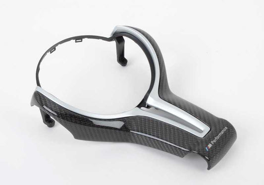Cubierta M Performance para volante OEM 32302345203 para BMW F87, F80, F82, F83, F10, F06, F12, F13. Original BMW.