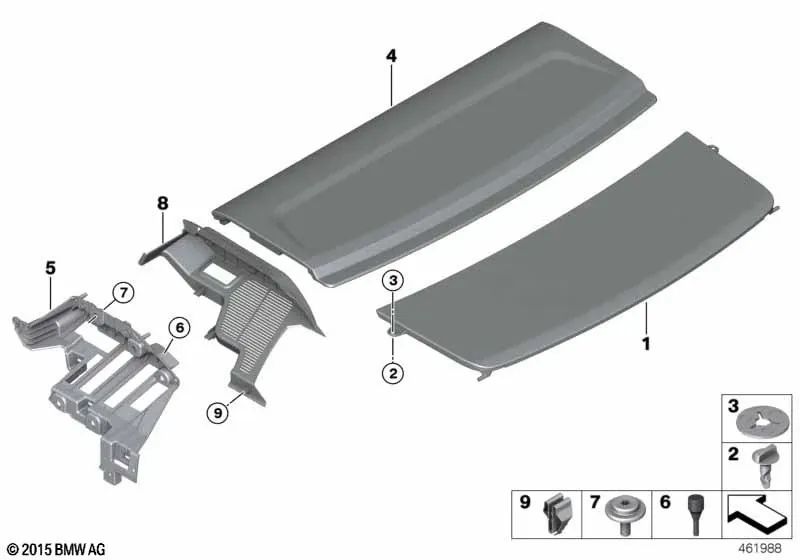 Parafuso do cilindro para BMW F07, F10, F11, F18, F02N, F15 (OEM 07147223503). BMW original.