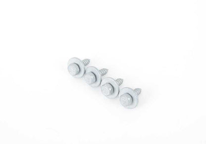 OM 5111229396 Front Paragolpe Assembly Kit für BMW E46. Beinhaltet Schrauben, Unterlegscheiben, Nüsse, Heftklammern und notwendige Nieten. Original BMW.