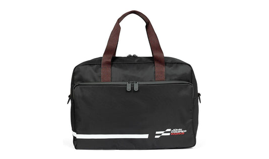 Bolsa de viaje JCW negro para MINI, OEM 80225B54F32. Original MINI.