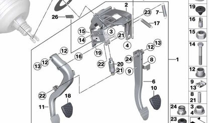 Muelle reforzado OEM 35006769442 para BMW E81, E82, E87, E88, F20, F21, F22, F23, F87, E90, E91, E92, E93, F80, F82, F83, E60, E61, F10, F11, E63, E64, F06, F12, F13, E84, F25, F26. Original BMW.