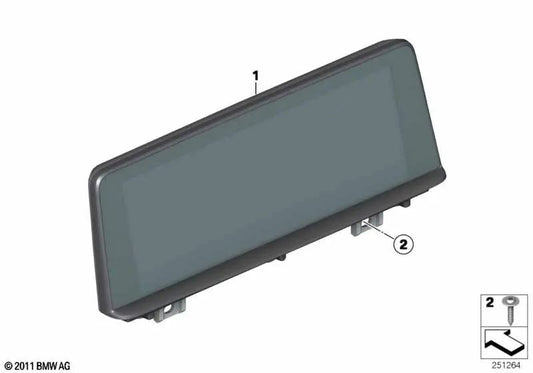 Visor central de informações para BMW X1 F48, F49 (OEM 65509387451). BMW original