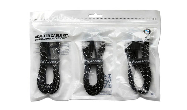 Kit de cables adaptadores USB Tipo A OEM 61125A0C168 para BMW {E81, E82, E87, E88, F20, F21, F40, F22, F23, F44, F45, F46, E90, E91, E92, E93, F30, F31, F34, G20, G21, F32, F33, F36, G22, G23, F07, F10, F11, G30, G31, F06, F12, F13, G32, F01, F02, G1