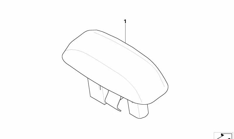 Sensore di condizionamento dell'aria solare OEM 64116926459 per BMW E81, E82, E87, E88, E90, E91, E92, E93, E84. BMW originale.