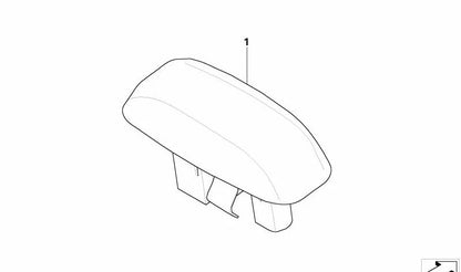 Sensore di condizionamento dell'aria solare OEM 64116926459 per BMW E81, E82, E87, E88, E90, E91, E92, E93, E84. BMW originale.
