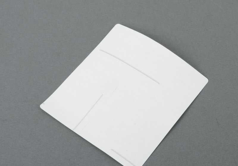 OEM 7121212135 Plaque indicative de film pour BMW E36, E46, E39, E60, E61, Z3, E85, E86. BMW d'origine.