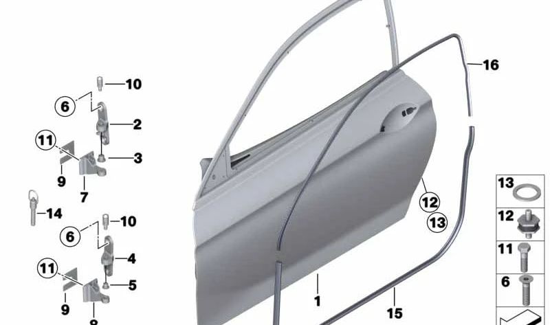 Lower Casquillo OEM 41508424262 pour la série BMW 3 (E36), série 5 (E34). BMW d'origine.
