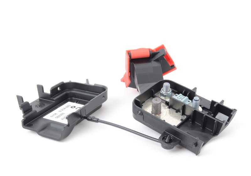 Soporte conector B+ vano motor OEM 61149214243 para BMW F07, F07N, F10, F10N, F11, F11N, F18, F18N, F06, F06N, F12, F12N, F13, F13N, F01N, F02N. Original BMW.