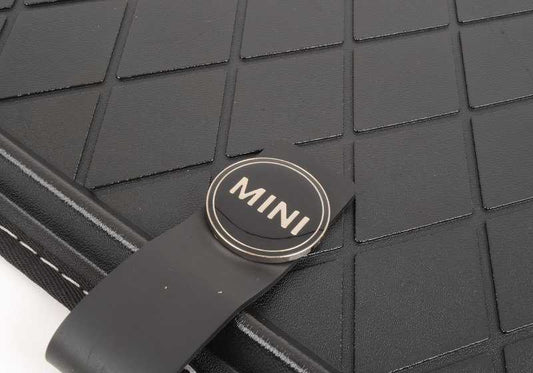 Molded trunk mat OEM 51472411348 for MINI Cabrio F57, F67, F57 LCI... and more. Original MINI.