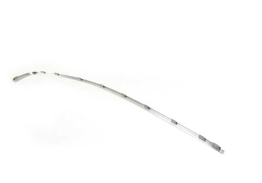 Embellecedor superior del marco de la ventana puerta trasera izquierda OEM 51357008015 para BMW E66 730Ld, 730Li, 735Li, 740Li. Original BMW.