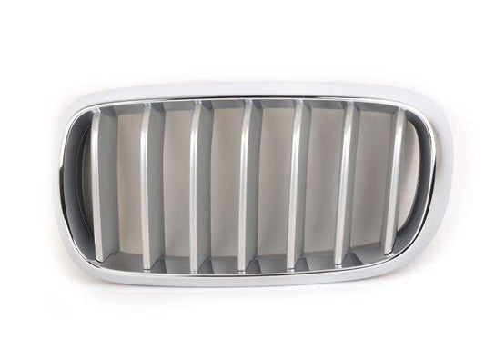 Rejilla decorativa frontal izquierda OEM 51117303107 para BMW X5 F15 (todos los modelos compatibles: sDrive25d, xDrive25d, sDrive35i). Original BMW.