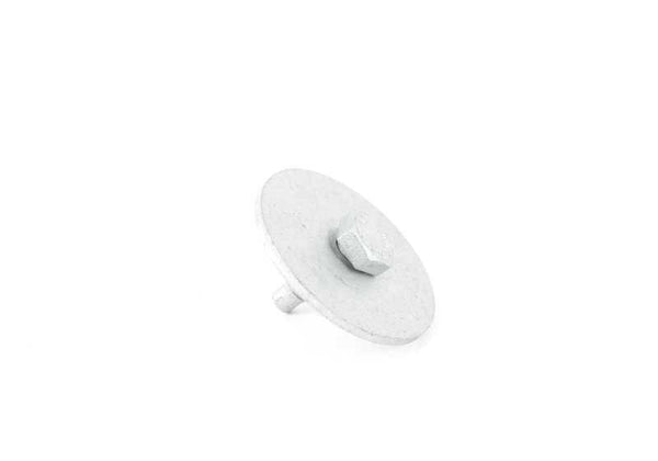 Tornillo hexagonal con arandela OEM 61618391955 para BMW Serie 3 E46 y X3 E83, E83N. Pieza original BMW, parte del sistema de limpiaparabrisas.